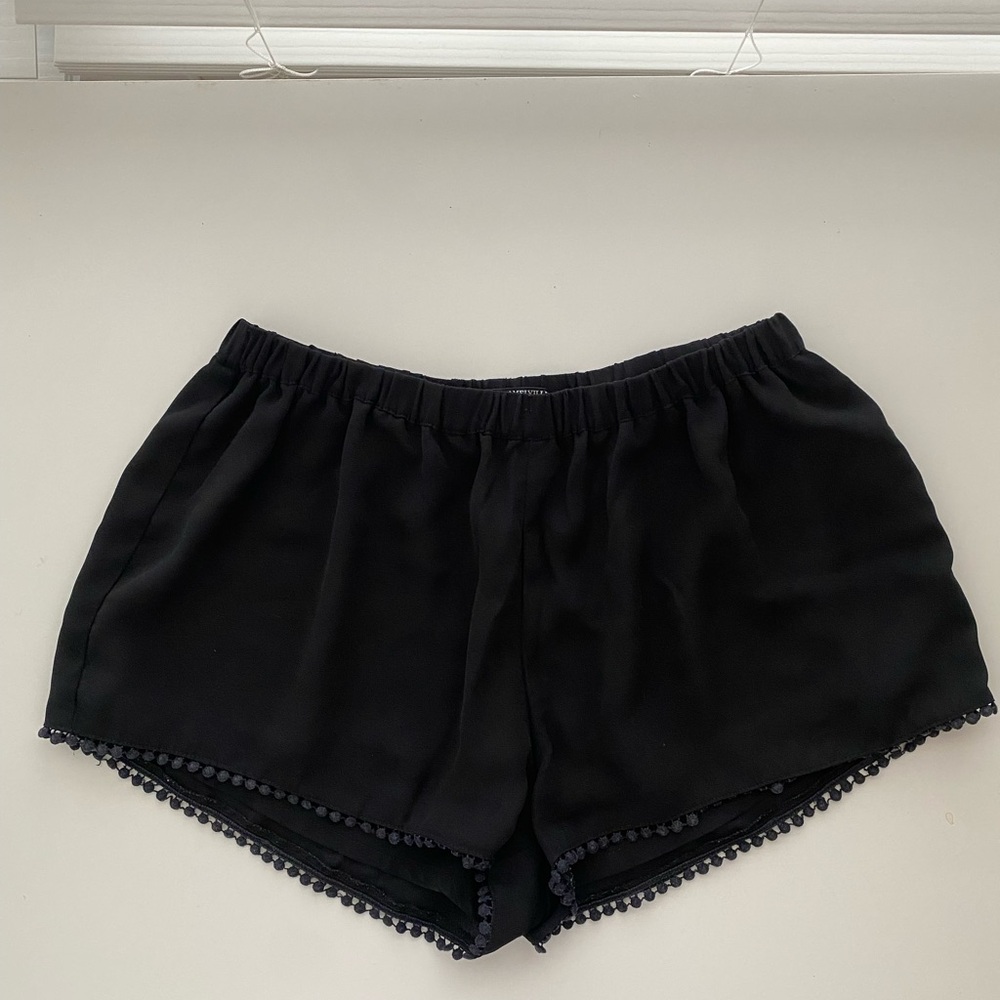 Brandy Melville Black Elastic Waist Shorts